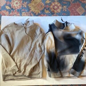 Two men’s XS Hollister Hoodies. Good condition.